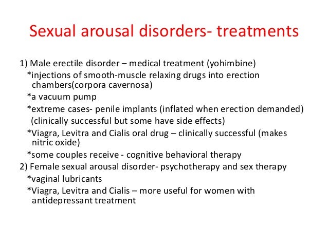 sexual arousal disorder Sexual arousal disorder